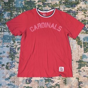 47 Men's Red St Louis Cardinals Baseball Short Sleeve Shirt